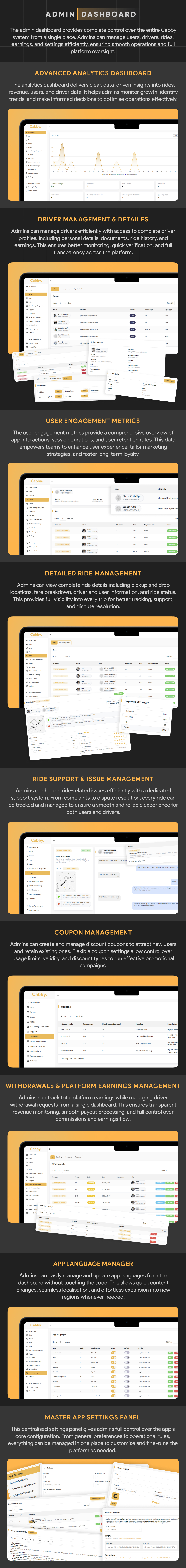 Cabby : The Taxi App - Ultimate Taxi Booking Solution with Admin Panel
