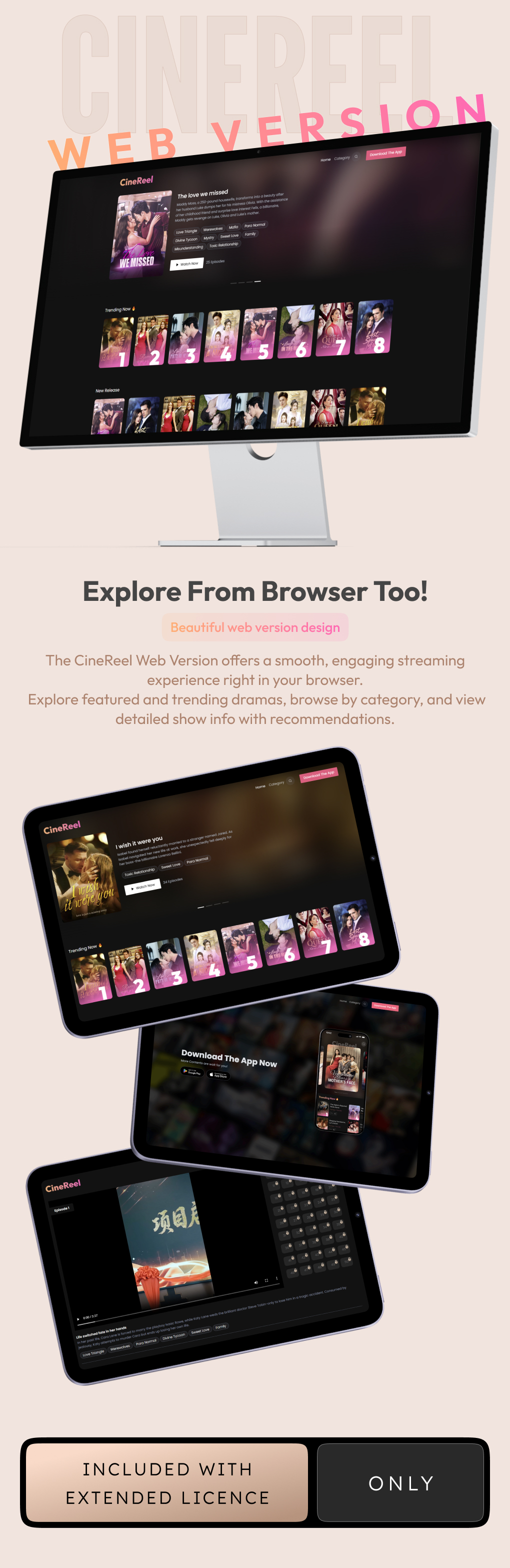 CineReel: Short Drama & Web Series App | Flutter, Web, Android & iOS | With Admin Panel - 12