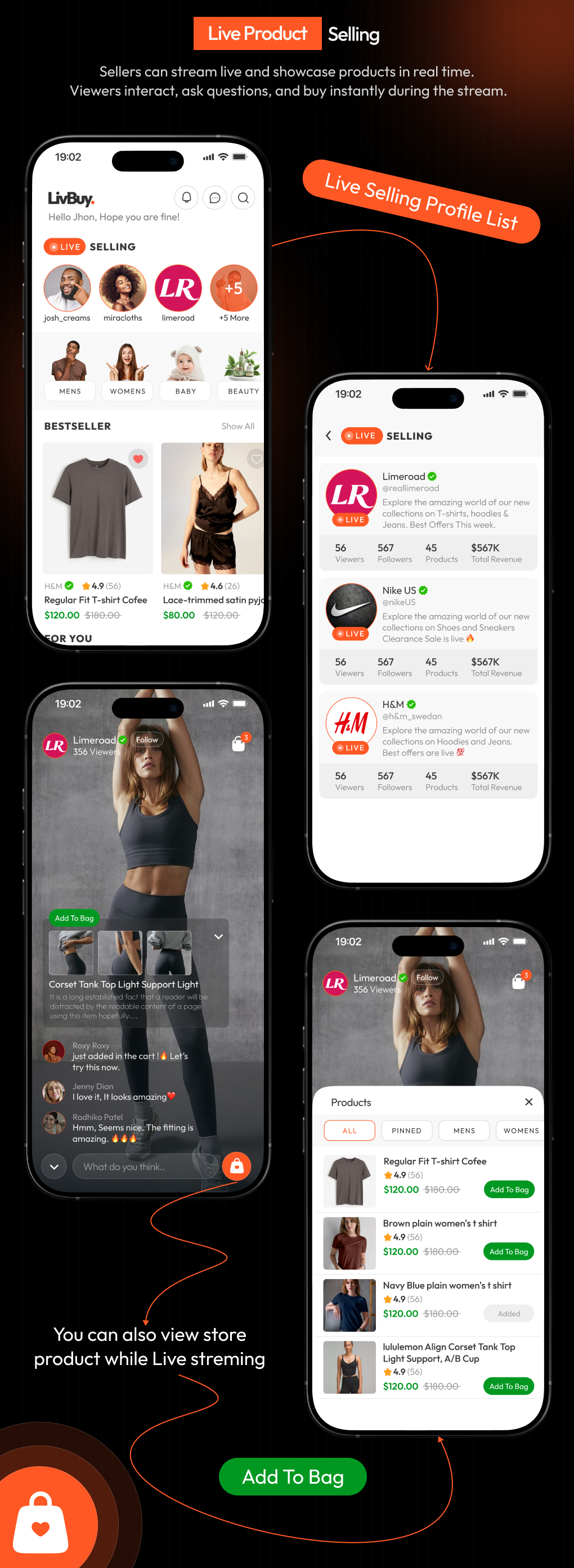LivBuy: Live Streaming Shopping App, Short Video Ecommerce, Multivendor Marketplace