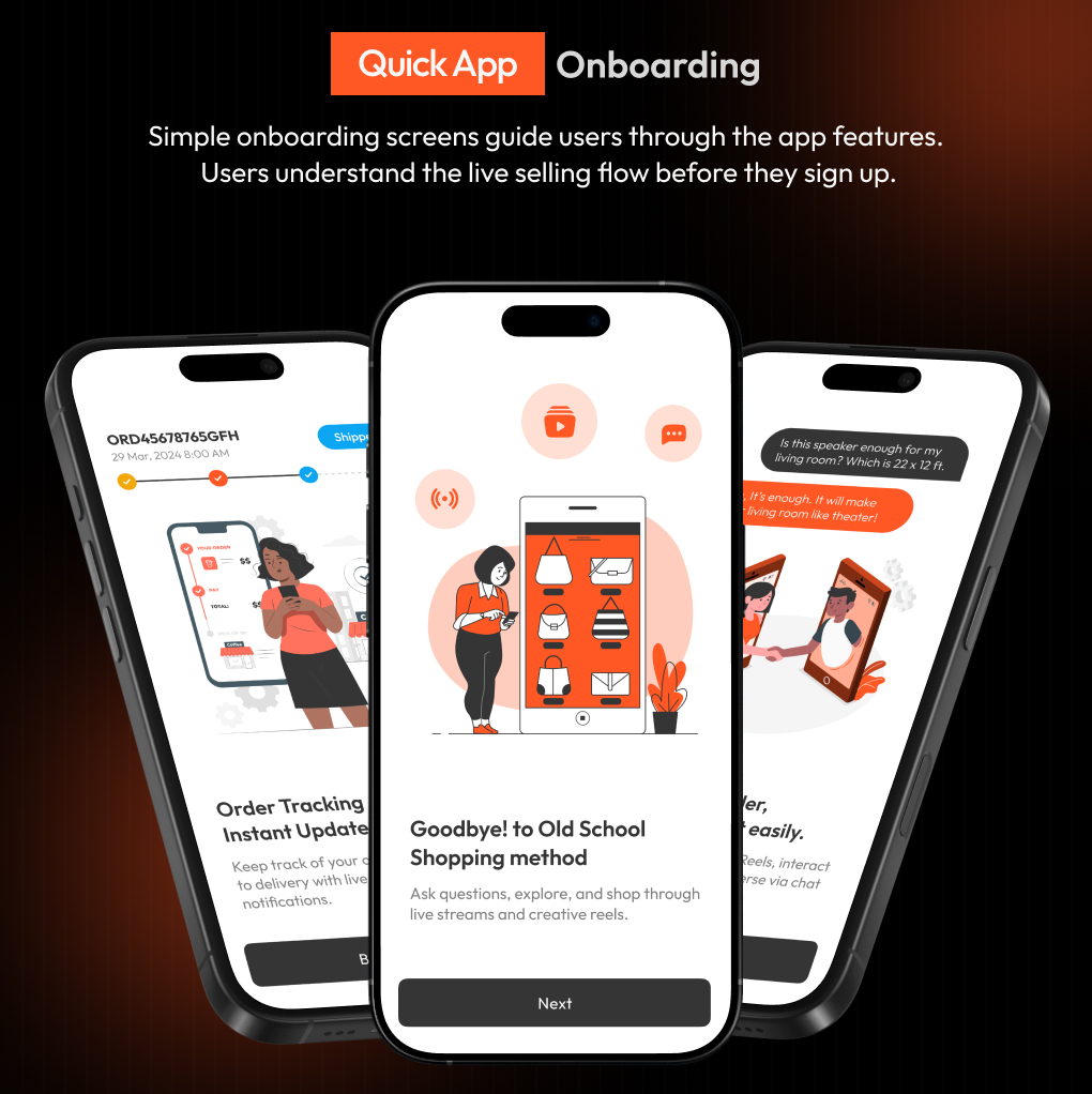 LivBuy: Live Streaming Shopping App, Short Video Ecommerce, Multivendor Marketplace