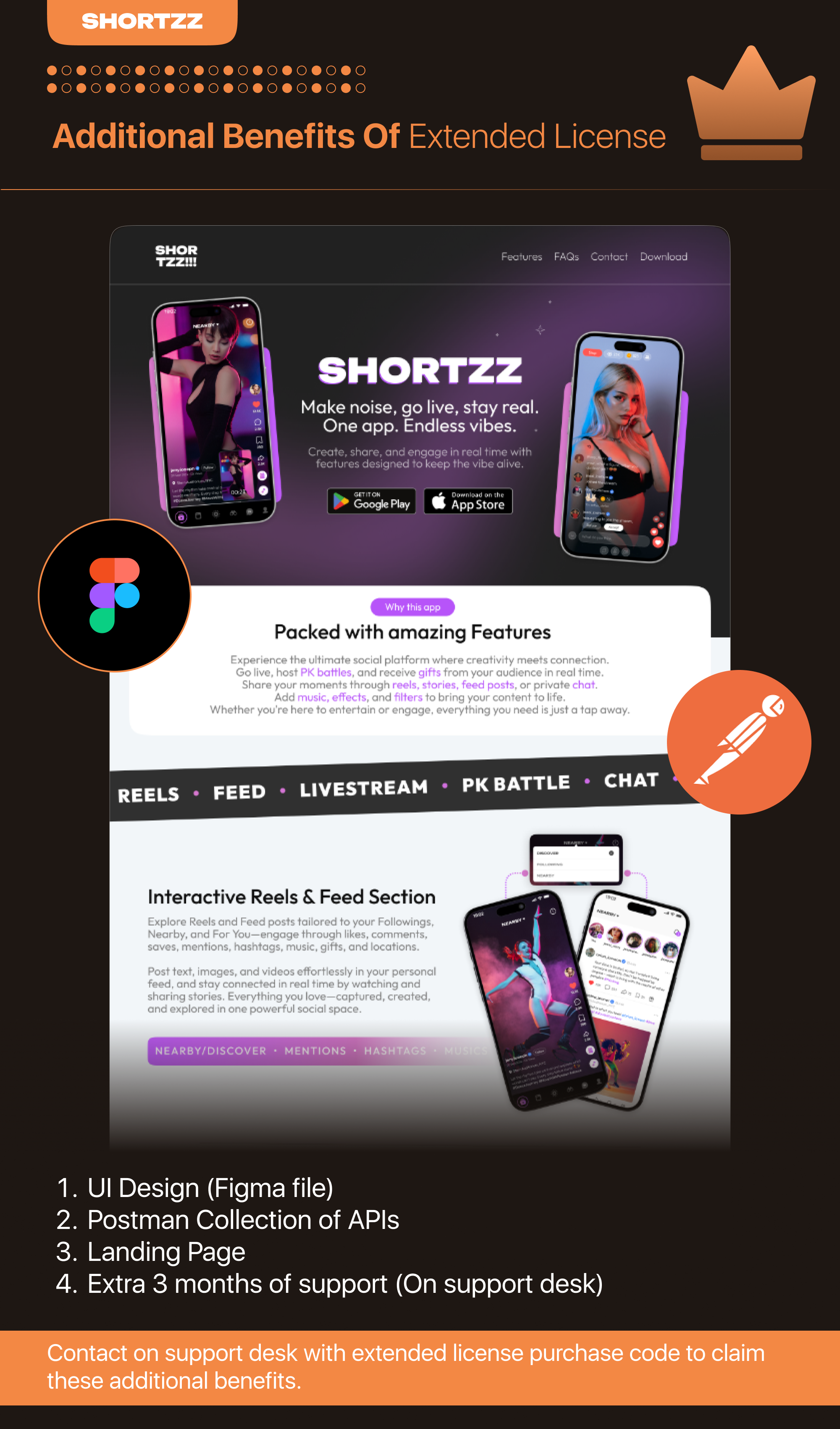 Shortzz : TikTok Clone - Short Video App Live streaming, PK Battle, Feed, Story etc. Flutter/Laravel