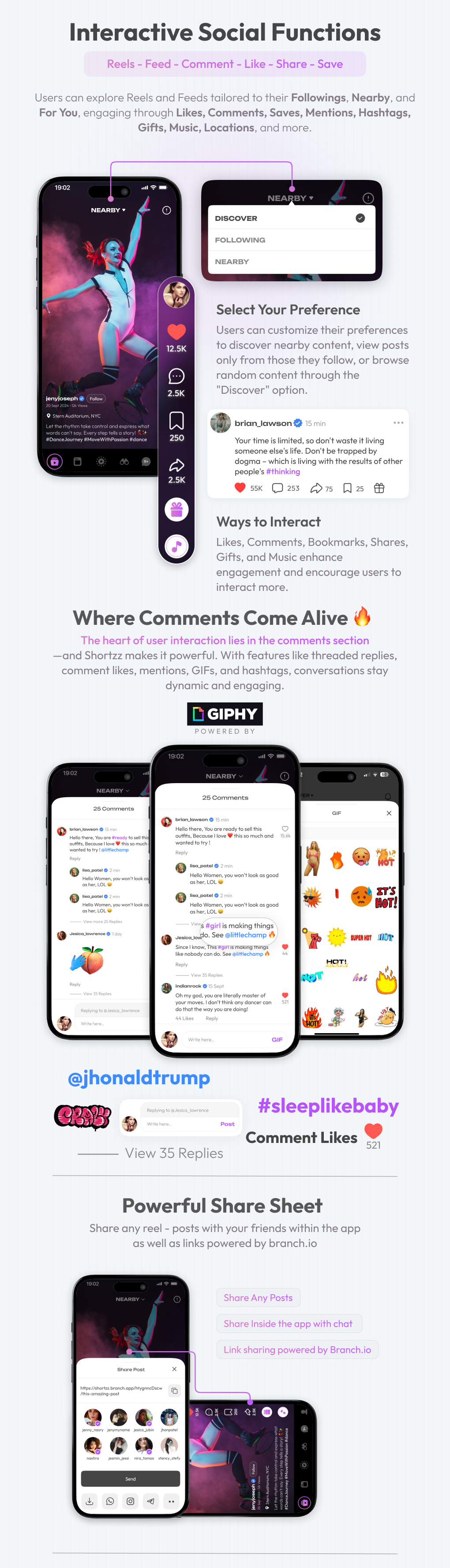 Shortzz : TikTok Clone - Short Video App Live streaming, PK Battle, Feed, Story etc. Flutter/Laravel